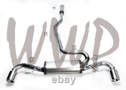 Stainless Steel Dual Cat-Back Exhaust System 14-18 Mazda 3 Hatchback 2.0L/2.5L