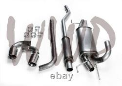 Stainless Steel Dual Cat-Back Exhaust System 14-18 Mazda 3 Hatchback 2.0L/2.5L