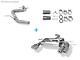 Stainless Steel Duplex Racing Complete System From Cat Vw Eos 2x80mm