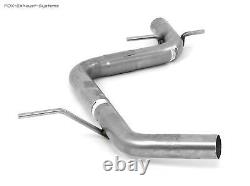Stainless Steel Duplex Racing Complete System from Cat VW EOS 2x80mm