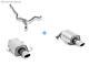 Stainless Steel Duplex Racing System For Subaru Legacy 4 Bl Soda 3.0l Per 115x85