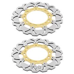 Stainless Steel Front Brake Disc Rotor Pads for Yamaha YZF-R1 (2007-2014) YZF R1