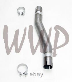 Stainless Steel Muffler Delete Exhaust Pipe 19-21 GM Silverado/Sierra 4.3L/5.3L