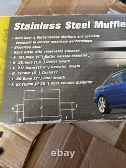 Stainless Steel Muffler Made By Auto Gear. Model # 159001 From Summit Racing