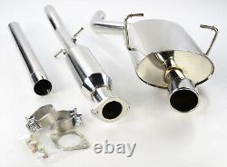 Stainless Steel Race Catalyst Back Exhaust System For Mini Cooper / One R50