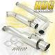 Stainless Steel Racing Cat Back System 3 Piping For 06-11 Civic Si 2.0l