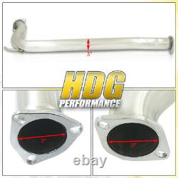 Stainless Steel Racing Cat Back System 3 Piping For 06-11 Civic Si 2.0L