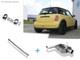 Stainless Steel Racing Complete Exhaust System For Mini Cooper R50