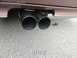 Stainless Steel Racing Complete System Ø76mm Audi Urquattro 2x76mm Round Sharp