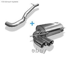 Stainless Steel Racing Complete System from Cat Audi A3 8P Quattro 2x90mm