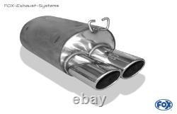 Stainless Steel Racing Complete System from Cat Mercedes Sl R129 2x115x85mm