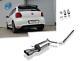 Stainless Steel Racing Complete System From Cat Vw Polo 6r Wrc 2x88x79mm Square