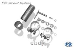 Stainless Steel Racing Complete System from Cat Vauxhall Corsa E 90mm Round