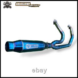 Stainless Steel Racing Exhaust Fits Harley FLTR Road Glide 98-09 Loud System