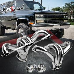 Stainless Steel Racing Exhaust Header Sbc Gm Chevy Small Block Hugger V8 8cyl