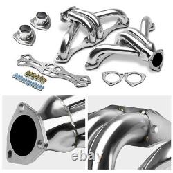 Stainless Steel Racing Exhaust Header Sbc Gm Chevy Small Block Hugger V8 8cyl