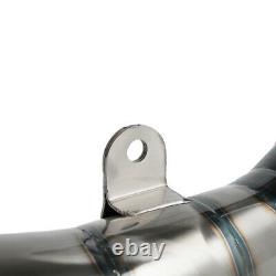 Stainless Steel Racing Exhaust Pipe For Honda DIO AF18 AF25 90cc-125cc /54.5mm
