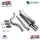 Stainless Steel Racing Exhaust System 2x76mm For Vw Golf 4 1j Ta Technix