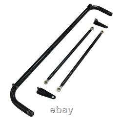 Stainless Steel Racing Safety Seat Belt Chassis Roll Harness Bar Kit Rod 2-Color