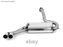 Stainless Steel Racing System Audi 80/90 Quattro Type 85 To 08.84 2x76mm