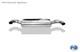 Stainless Steel Racing System Mercedes A45 Amg W176 For Orig. Tail Pipes