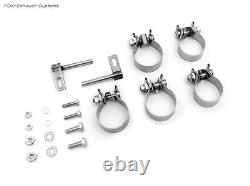 Stainless Steel Racing System Output Centre MINI COOPER S CABRIO R52 135x80mm