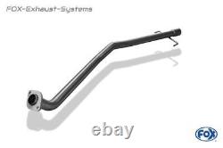 Stainless Steel Racing System Toyota Corolla E12 1.4 1.6 Hatchback 2x80mm Round