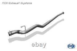Stainless Steel Racing System (With Replacement) Ø63, 5mm Audi Urquattro 2x76mm