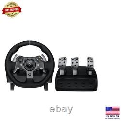 Stainless Steel Racing Wheel with Force Feedback for Ultimate Gaming Experience