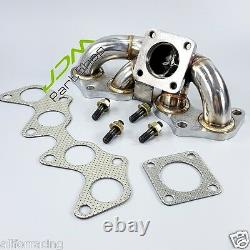 Stainless Steel Turbo Manifold Exhaust Header for Toyota Starlet EP82 EP91 4EFTE