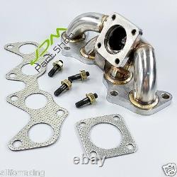 Stainless Steel Turbo Manifold Exhaust Header for Toyota Starlet EP82 EP91 4EFTE