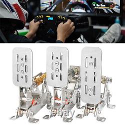 Stainless Steel USB Sim Racing Pedals for PC Games Fast Ship US 3PCS 2023 NEW 1N