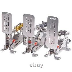 Stainless Steel USB Sim Racing Pedals for PC Games Fast Ship US 3PCS NEW
