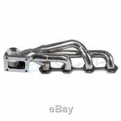 Stainless T4 Racing Turbo Manifold Exhaust+cross Pipe For 79-93 Mustang 5.0 V8