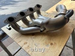 Stainless steel Mercruiser 525 marine racing header por side