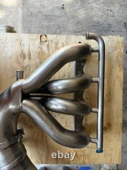 Stainless steel Mercruiser 525 marine racing header starboard said