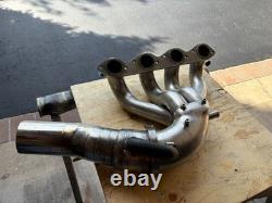 Stainless steel Mercruiser 525 marine racing header starboard said