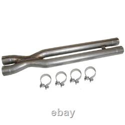 Summit Racing Crossover Pipe X-Pipe Stainless Steel 2.5 n. Dia Chevy 6.2L Kit
