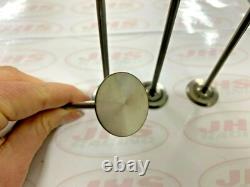 Suzuki SV650/SFV Stainless Steel Flat Face Racing EXHAUST Valves SET OF 4