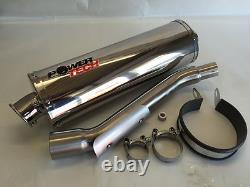 Suzuki Vanvan Rv200 Stainless Steel Oval Race Can Exhaust New