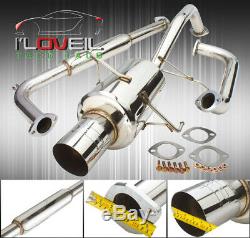 T304 Stainless Steel Catback Exhaust 65MM 4.5 Tip For 2000-2003 Nissan Maxima
