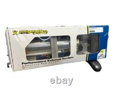 TWO BROTHER RACING M-7 Aluminum Canister DualFull Exhaust System STAINLESS STEEL