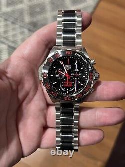 Tag Heuer 43mm F1 Qtz Chrono Red Bul Racing CAZ101U (#33 Max Verstappen) 99%