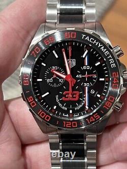 Tag Heuer 43mm F1 Qtz Chrono Red Bul Racing CAZ101U (#33 Max Verstappen) 99%