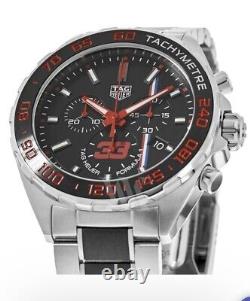 Tag Heuer 43mm F1 Qtz Chrono Red Bul Racing CAZ101U (#33 Max Verstappen) 99%