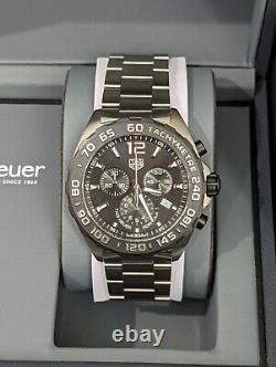 Tag Heuer 43mm F1 Qtz Chronograph Formula CAZ1010 Black Titanium Bezel (NEW)