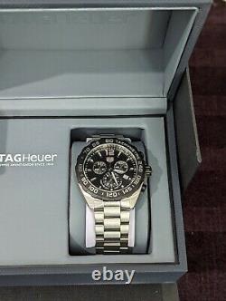 Tag Heuer 43mm F1 Qtz Chronograph Formula CAZ1010 Black Titanium Bezel (NEW)