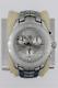 Tag Heuer Silver Mens Watch Cj1111. Ba0576 Link Chronograph Racing Dive Sport Ss