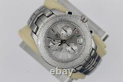 Tag Heuer Silver Mens Watch CJ1111. BA0576 Link Chronograph Racing Dive Sport SS