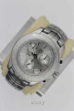 Tag Heuer Silver Mens Watch CJ1111. BA0576 Link Chronograph Racing Dive Sport SS